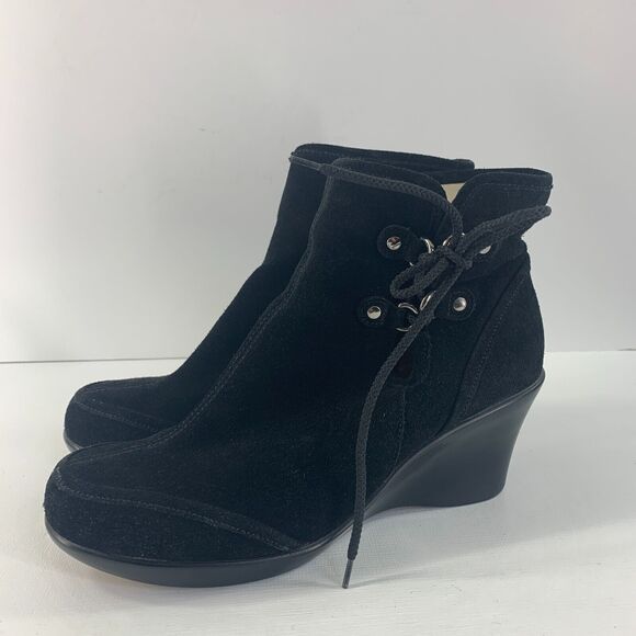 CROCS Black Ankle Boots - Picture 2 of 14